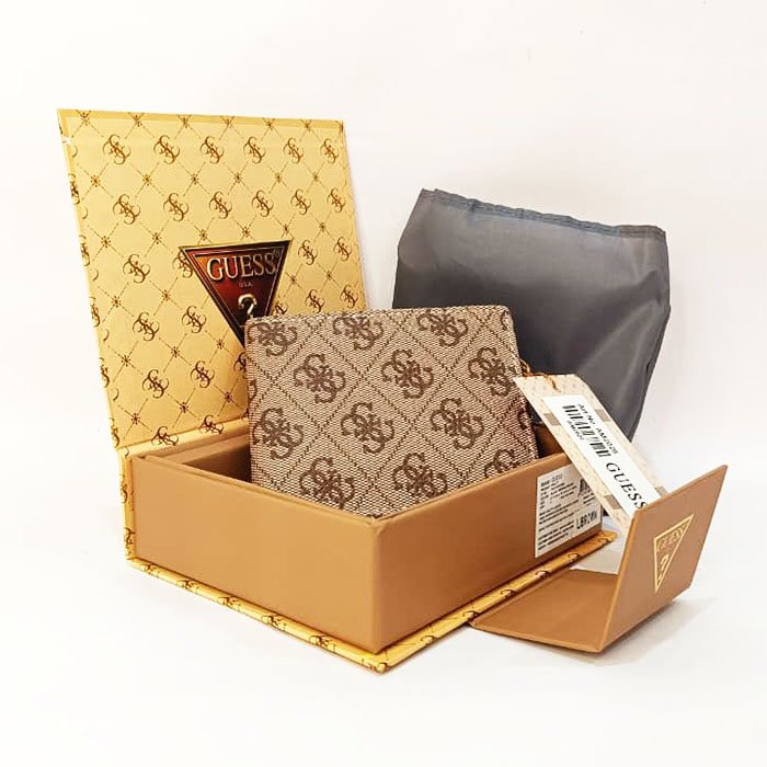 GUESS Men Premium Designer Wallet Gift Set