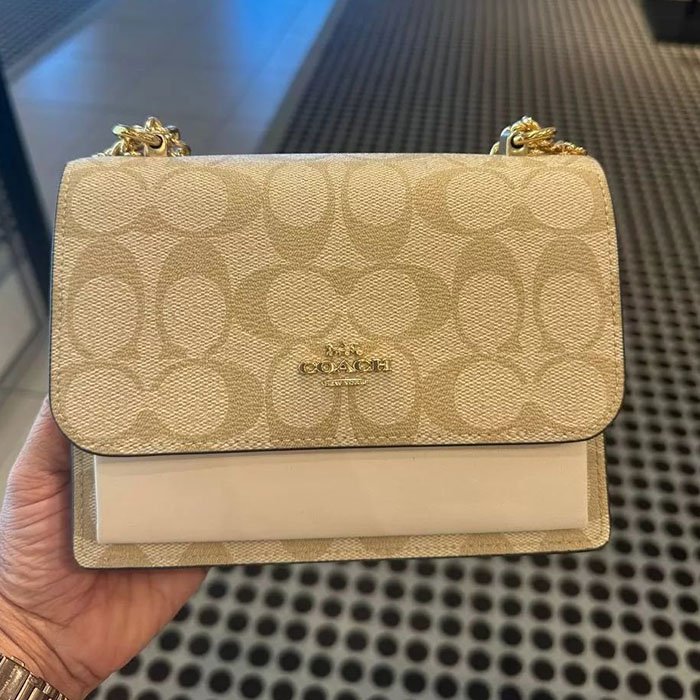 COACH Klare Crossbody In Signature Canvas New Women Bag
